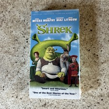 Shrek on VHS -New & Sealed Mike Myers Eddie Murphy Cameron Diaz John Lithgow