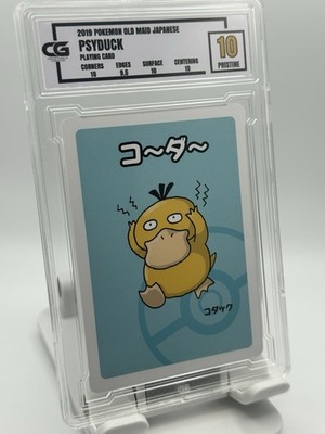 CG GRADED 2019 POKEMON OLD MAID JAPANESE PSYDUCK PLAYING CARD | eBay