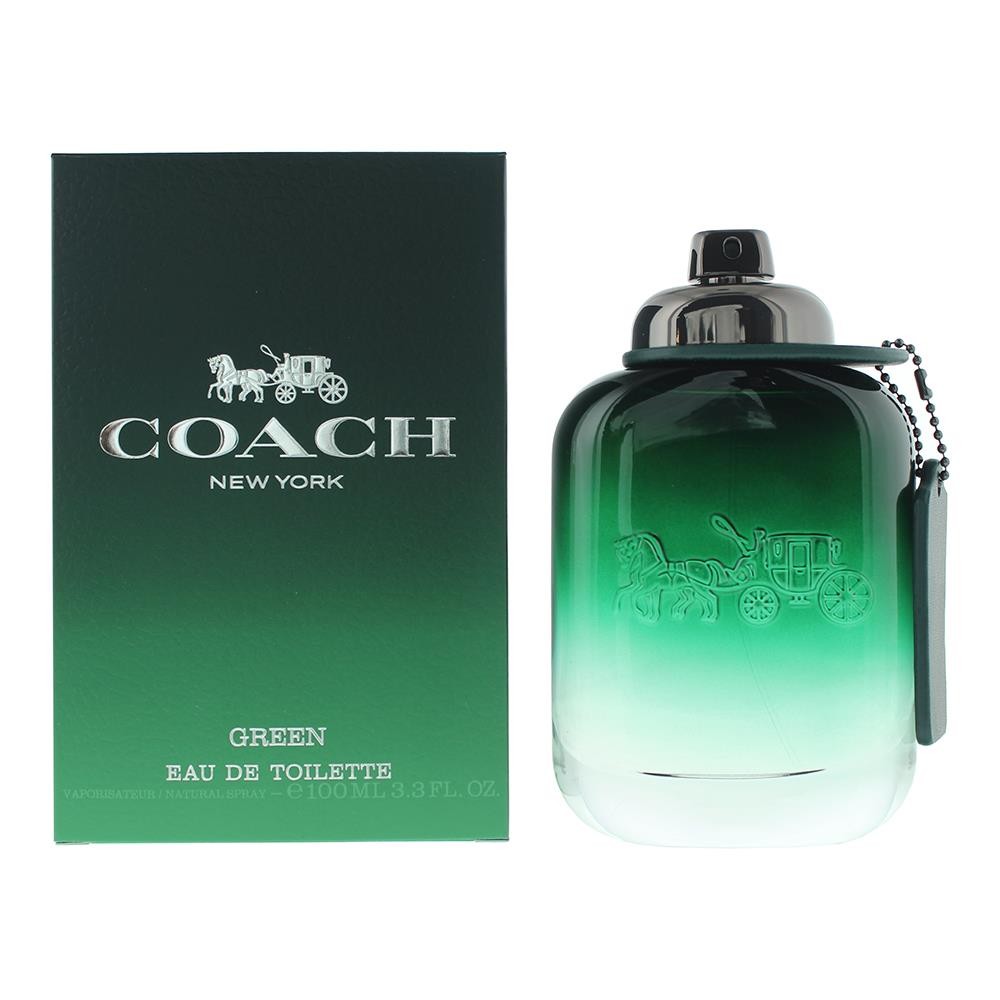 Coach Green Eau de Toilette Spray 100ml Mens Fragrance Fresh Spicy Scent - Image 8