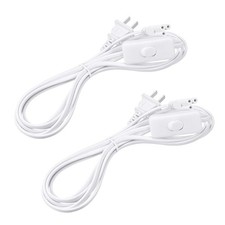 2 Pack T5 T8 LED Wire Connector Power Cord - Extension Cord with On/Off Plug ...