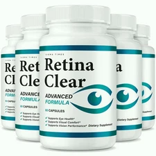 Retina Clear – Retina Clear Capsules for Eyes - 5 Pack