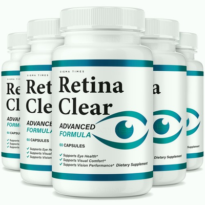 #ad 5 Pack Retina Clear – Retina Clear Capsules for Eyes $69.95
