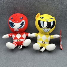Toy Factory Mighty Morphin Power Rangers Red Ranger  Yellow Ranger Plush Dolls