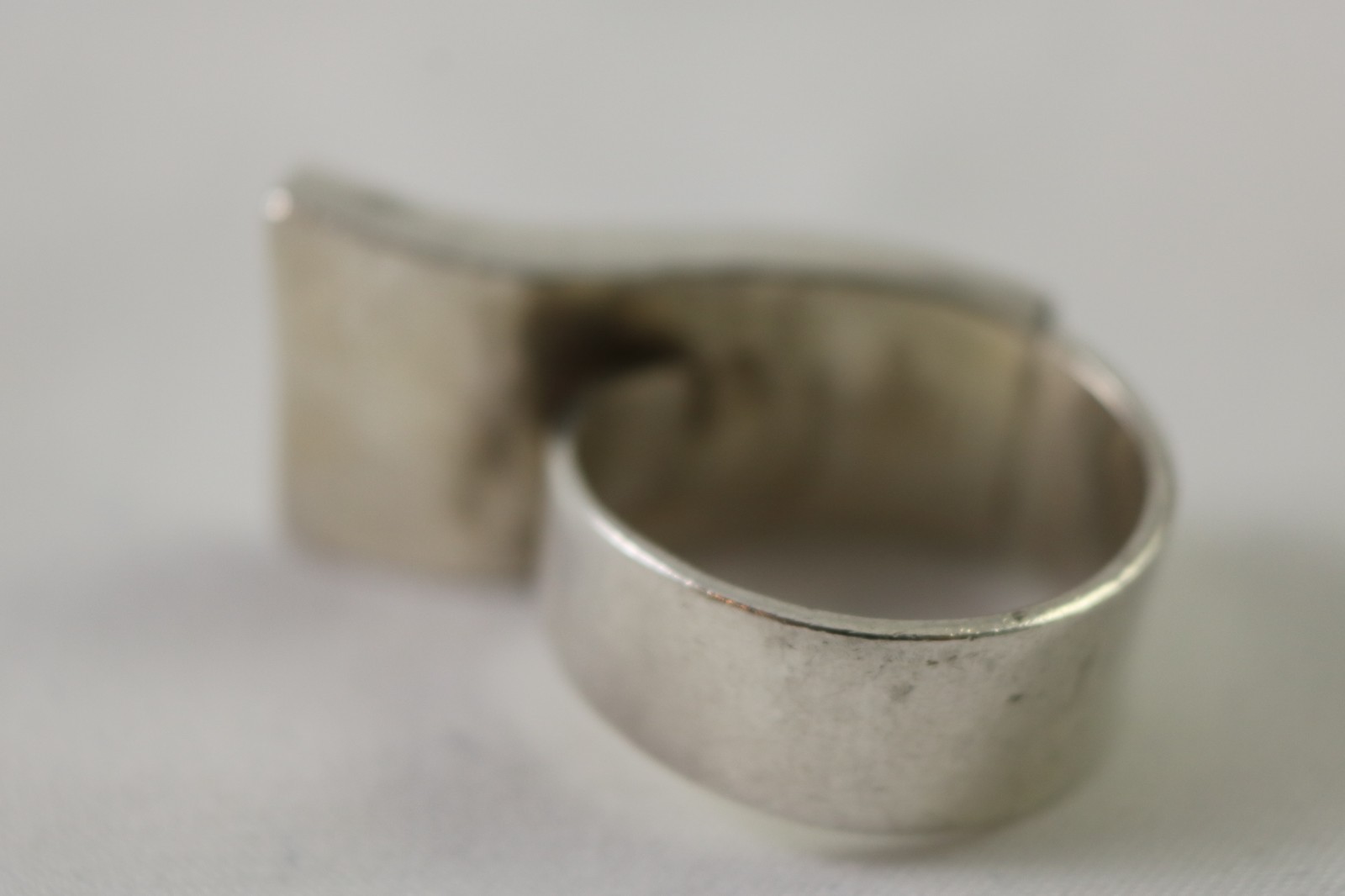 Sterling Multiple Gemstone Inlay MOP Sugilite Spi… - image 15