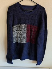 Tommy Hilfiger Men's Pullover Sweater Size Large New Blue