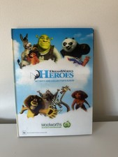 Woolworths DreamWorks Heroes Activity Album With Full Set of 42 Cards Complete