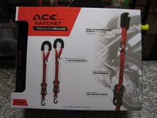ACEBIKES Zurrgurt-Set Premium Deluxe mit Ratsche DELUXE 2-PACK