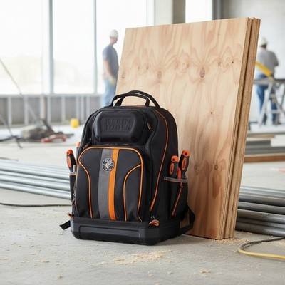 Tradesman Pro XL Tool Backpack with Hands-Free Illumination - 40 Pockets