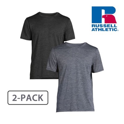 Russell Men's Dri-Power Performance T-Shirt (Zonal Cooling Version) (2-Pack)