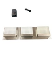 Home Decorators Alberson Collection 3-Light Brushed Nickel LED Vanity Light