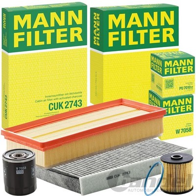 MANN INSPEKTIONSPAKET passend für PEUGEOT 508+SW I 8E 8D 2.0 HDI+BLUE 150-181 PS