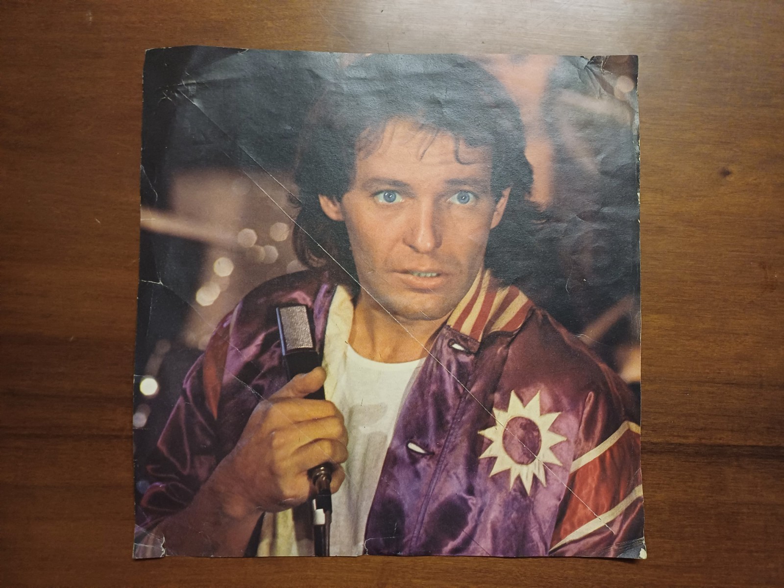 VINTAGE Poster _ VASCO Rossi _ Originale Anni '80 _con difetto_ Vedi descrizione