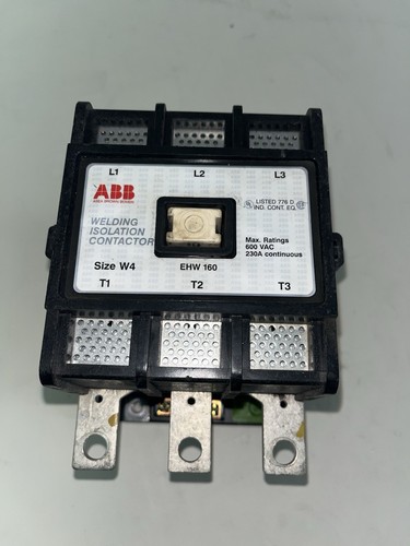 ABB EHW 160 WELDING ISOLATION CONTACTOR. SIZE W4 Used - 第 1/5 張圖片