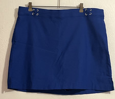 Rafaela Comfort Skort Supreme Stretch Blue Large Above the Knee Skirt/Shorts