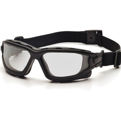 I-Force Sporty Dual Pane Anti-Fog Goggle, Black Frame/Clear Anti-Fog Lens