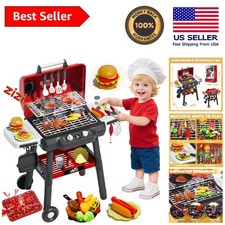 Engaging Kids BBQ Play Grill Set for Toddlers 3-5 Ideal for Birthdays Holidays