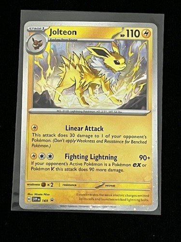 Jolteon Cosmos Holo #169 Pokemon Promo