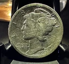 1921 United States Mercury Dime Key Date 90% Silver RARE