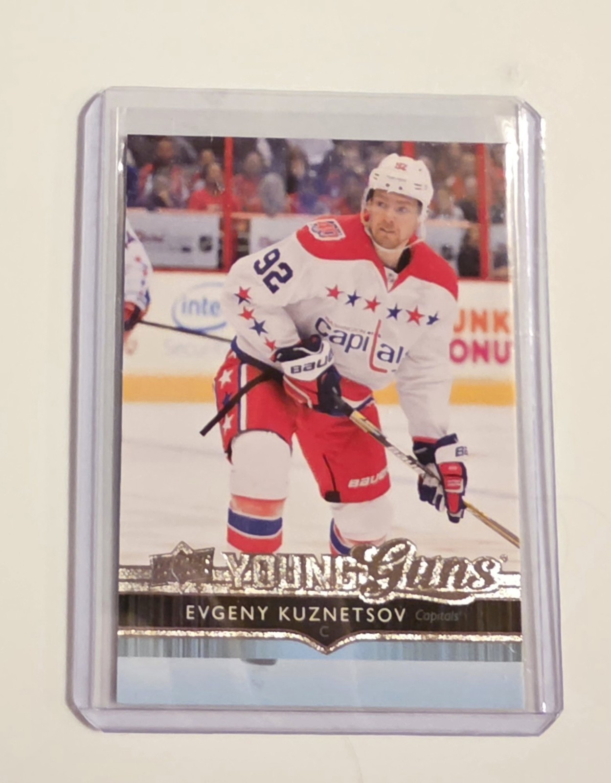 2014-15 Upper Deck Young Guns #248 Evgeny Kuznetsov Rookie Caps Capitals