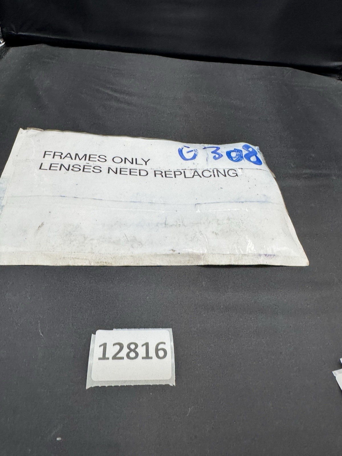 Vintage Black Solid Thick Sunglasses Frames Only … - image 9