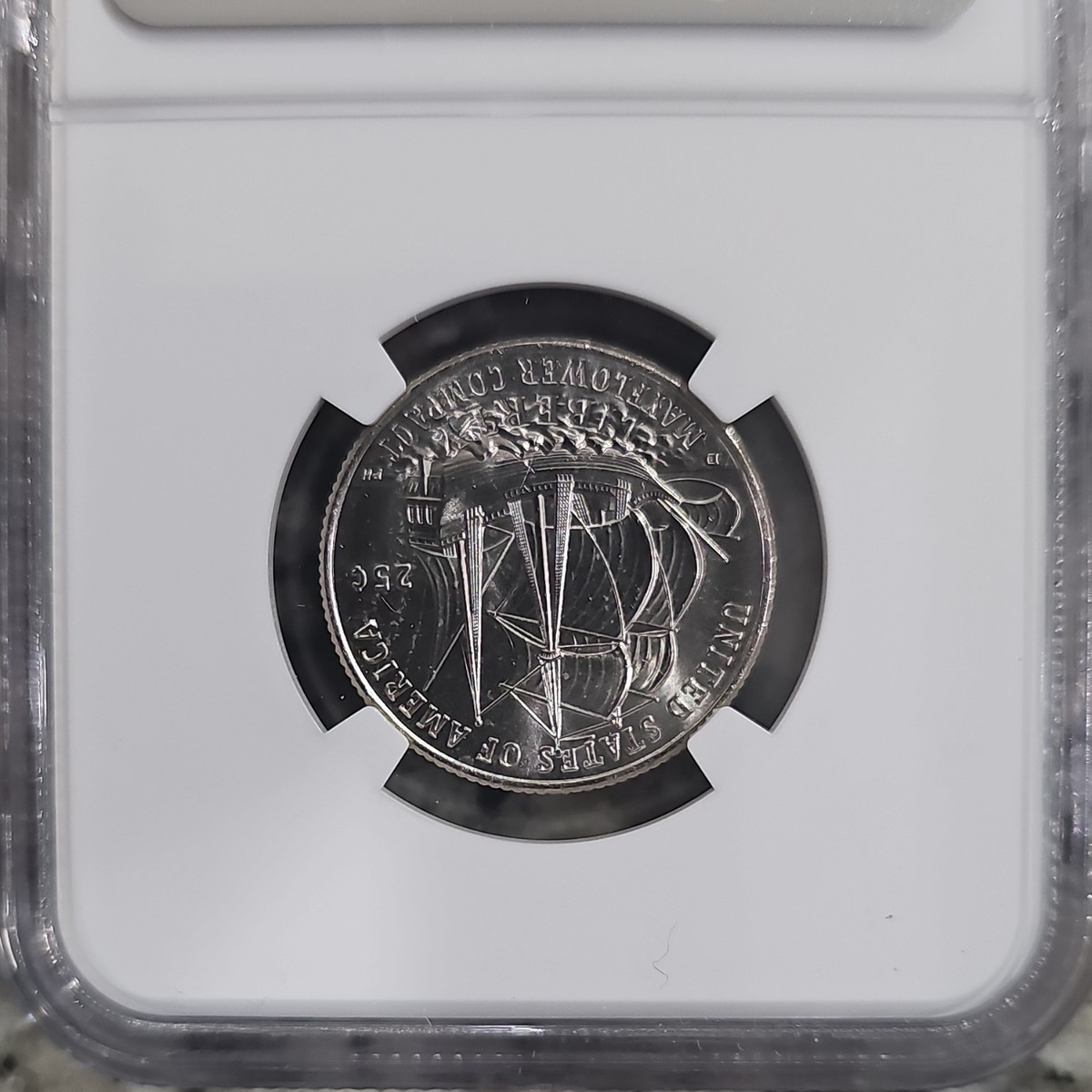 2026 P Mayflower Compact 25C Gem Uncirculated NGC Commemorative