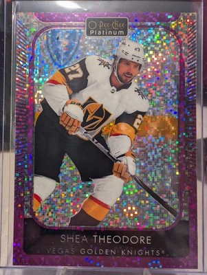 2021-22 O-Pee-Chee Platinum - Shea Theodore #91 Violet Pixels /299
