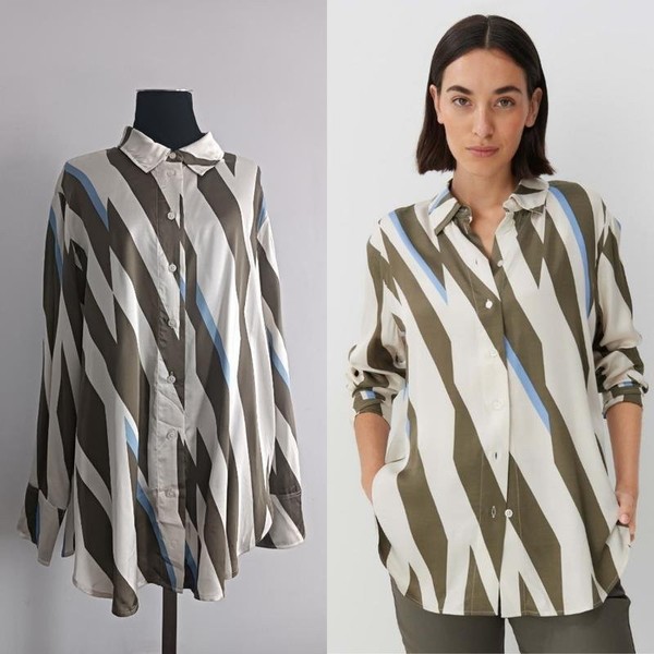Women & Other Stories Shirt White Satin 38