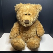VTG 2000 Animal Alley Toys R Us Brown Tan Teddy Bear Plush 22  Sitting Stuffed