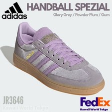 Adidas Originals HANDBALL SPEZIAL Glory Grey / Powder Plum JR3646 Women NEW 