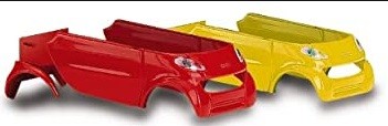 Busch 48991 HO Smart Body Panel Set rd/ylw Kit | Zustand: New