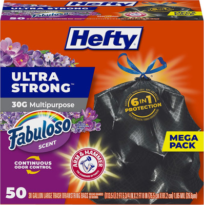 Ultra Strong 30 Gallon Trash Bags, Large Trash Bags 30 Gallon Size, Multipurpose
