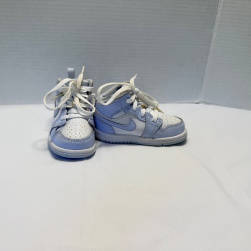 Jordan Air Jordan 1 Mid Toddler 6C Blue Good Leather High Top Sneaker FD8782-400