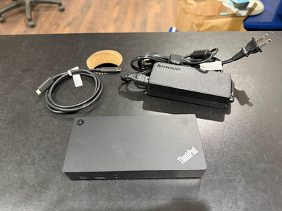 Lenovo ThinkPad USB-C Dock Gen2 LDC-G2 w/ 90W Power Supply & USB-C Cable
