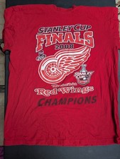 Detroit Red Wings 2008 Stanley Cup Champion Shirt XL