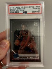 2019 Panini Donruss Optic Darius Garland Black Velocity RC /39 PSA GEM MINT 10