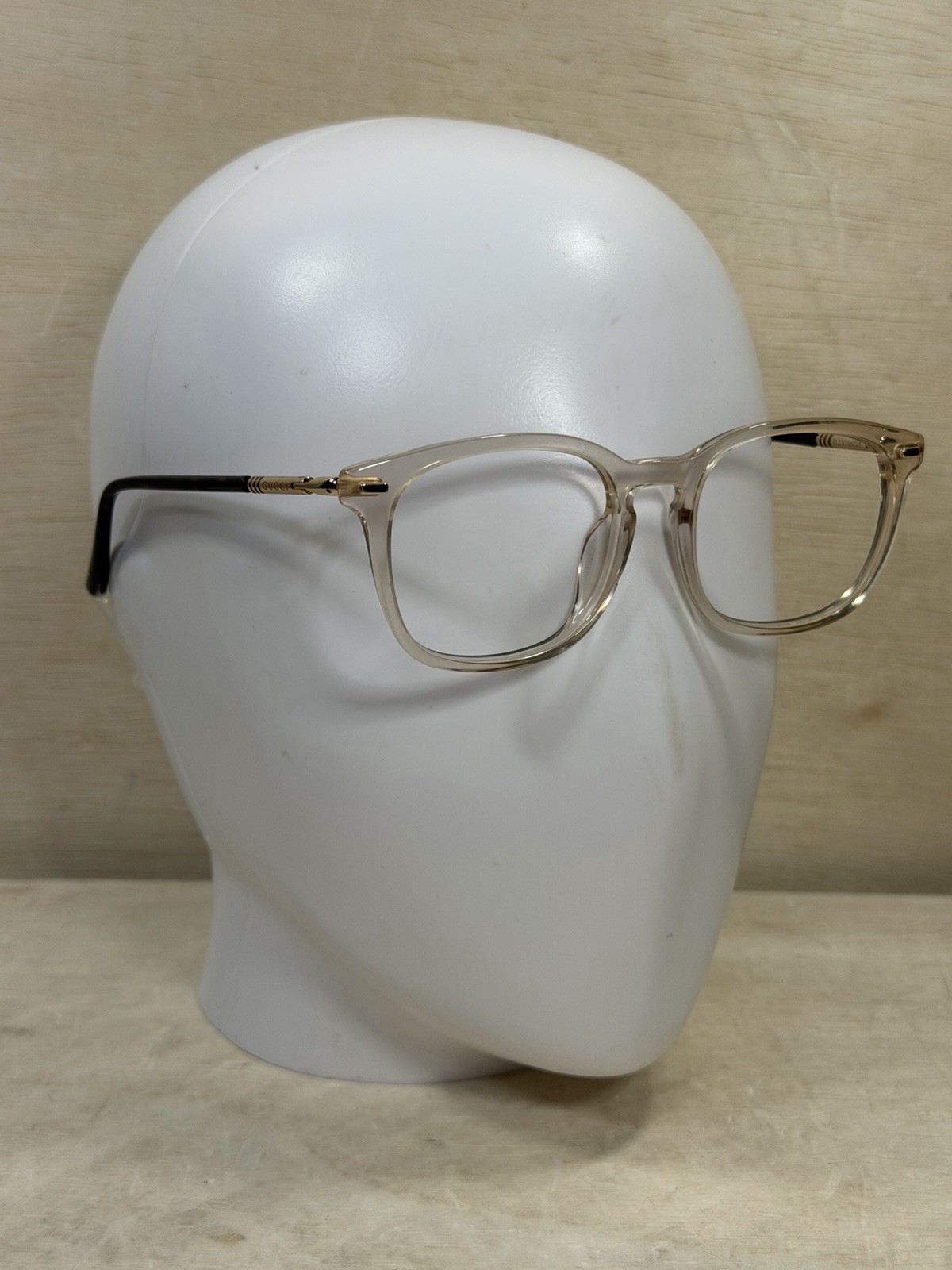 GUCCI eyeglasses CLEAR BROWN KEYHOLE ROUND glasses GG0390O 004 frames 52 21 140 thumbnail 3