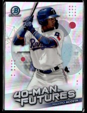 2021 Bowman Chrome #FMF-16 Maximo Acosta 40-Man Futures Baseball Card 0203C