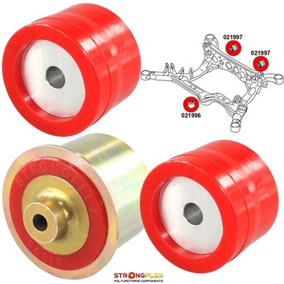 Strongflex Kit Silenblöcke Hinterachse Differential Audi A6 C7 Quattro S6 RS6