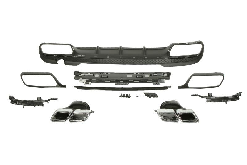 Rear Bumper Spoiler Fits: MERCEDES E-CLASS W212 02.13-05.16