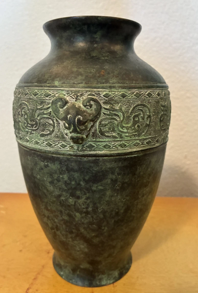 青铜日本花瓶1900-1940 | eBay