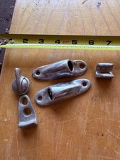 Vintage 1950s Oldsmobile Interior Chrome Trim Lot Sun Visor Brackets Knob Vintage 1950s Oldsmobile Interior Chrome Trim Lot Sun Visor Brackets Knob