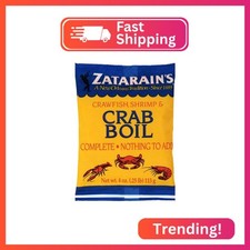 Zatarain's Crawfish, Shrimp  Crab Boil, 4 oz Pack of 12 
