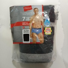 4 PACK Hanes 2XL Ultimate Tagless Brief Comfort Flex Wicking