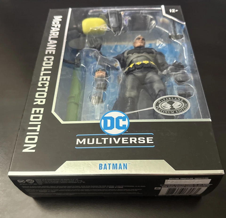 McFarlane DC Batman Dark Knight Returns Battle 7” Coleccionista #21 Edición Platino Foto 4 de 4