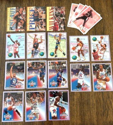 1993-94 Fleer Basketball Inserts - You Pick - Wilkins Drexler Dumars