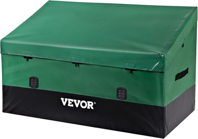 VEVOR 660L Auflagenbox Außenbereich 155X63X75Cm Gartenbox Aus Pe-Plane Auf Indus
