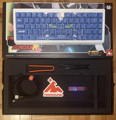 Custom Higround x Gundam 01W Summit 65 Keyboard - Blue Admiral (*READ DESC*)