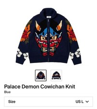 Palace Demon Cowichan Knit Blue - Large