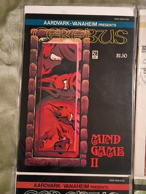 Aardvark-Vanaheim Cerebuc Paperback Comic Books 8 Issues In Good Shape Vintage