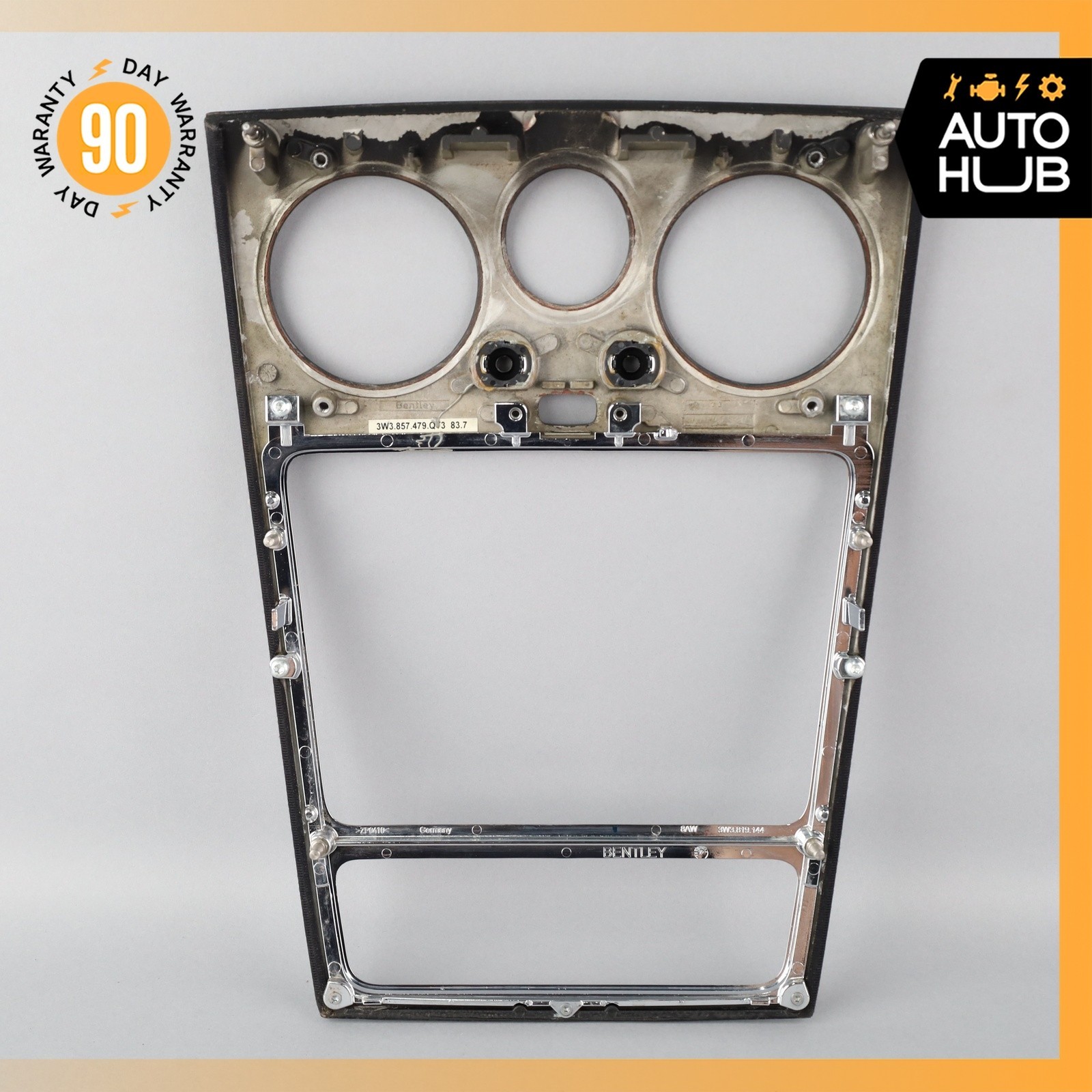 12-18 Bentley Continental GT GTC Center Dashboard Instrument Panel Carbon OEM
